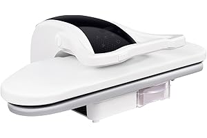 SBPKMARSCT Intelligent Steam Press, 1600W Digital Steam Press Machine Large Capacity Ironing Pressing Equipment Electric Pressing Machine w/5 Fabric Settings&Touch Screen for Bedroom Living Room Flat