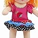 Linzy Christina Rag Doll with Colored Shirt and Polka Doted Skirt, Pink 16
