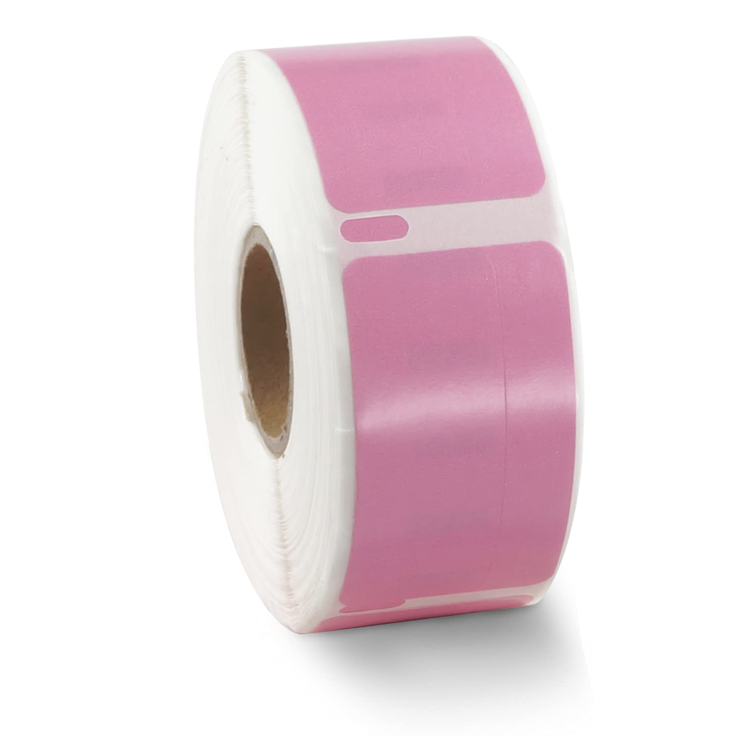 BETCKEY - 2 Rolls Pink Small Multi-Purpose Labels Compatible with DYMO 11355(S0722550), 19mm x 51mm, 1000 Colored Labels Compatible with DYMO LabelWriter 450, 4XL, NOT Fit 550 or 5XL