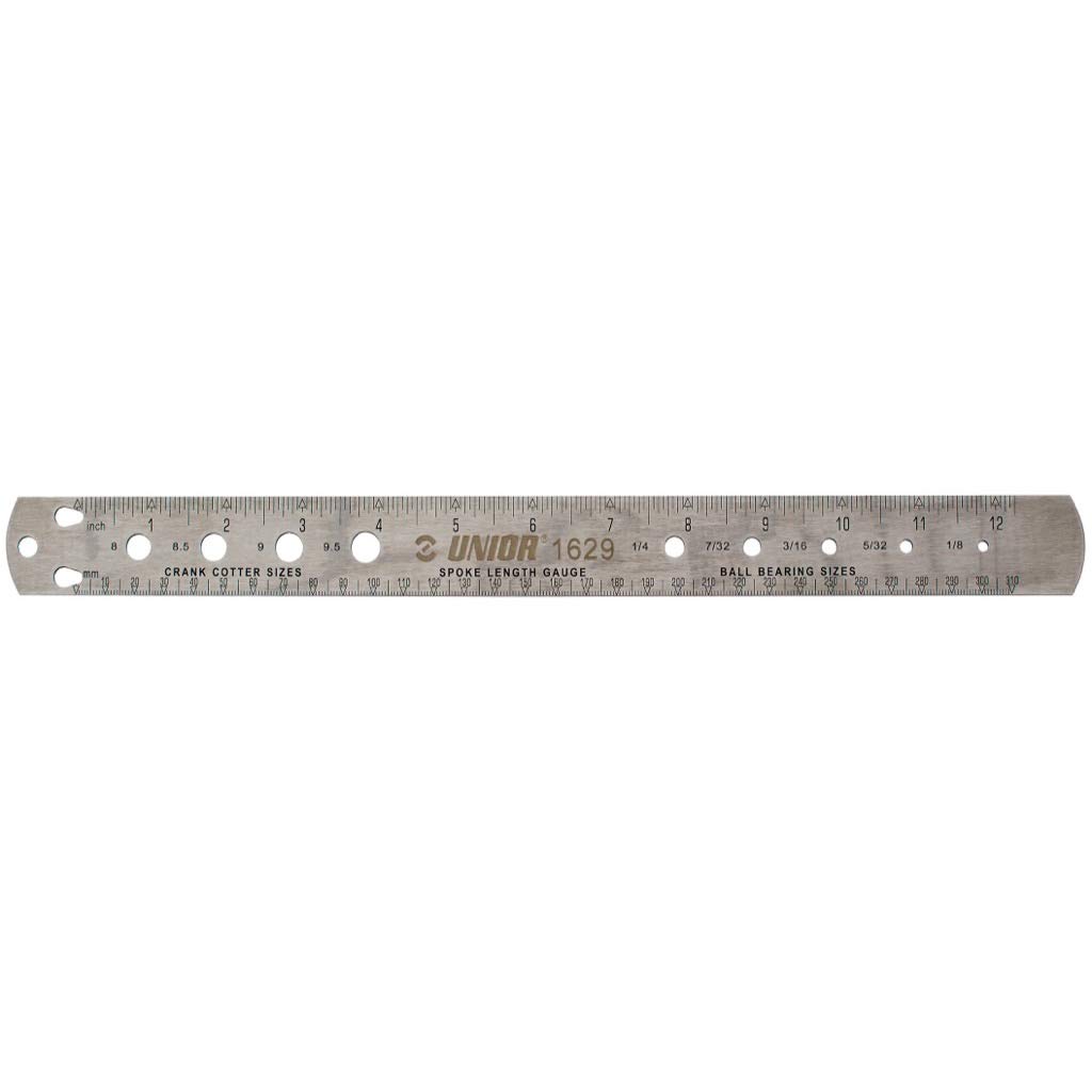 Unior URT629 Spoke Ruler - Silver