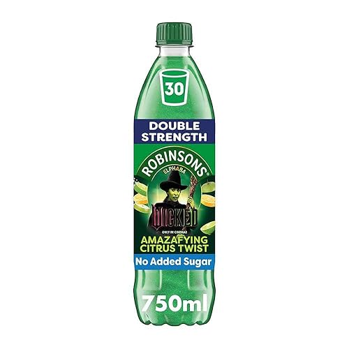 Robinsons Wicked Elphaba Double Strength Amazafying Citrus Twist No Added Sugar Squash 750ml