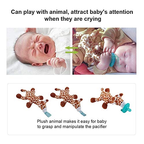 Myfolrena Safe Infant Pacifiers, Lovely No Toxicity Removable Infant