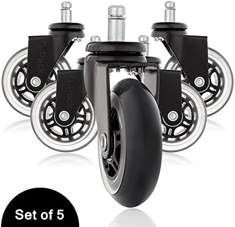 Office Desk Chair Replacement Caster Wheels Set, Heavy ...