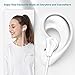 Excellenter Headphones/Earphones / Earbuds [2 PACK], 3.5mm wired headphones with Mic and remote control Compatible for iPhone 6s / 6 / 5s / 5 / 4s /SE/Samsung /MP3 MP4 MP5 and all 3.5mm devices(White)