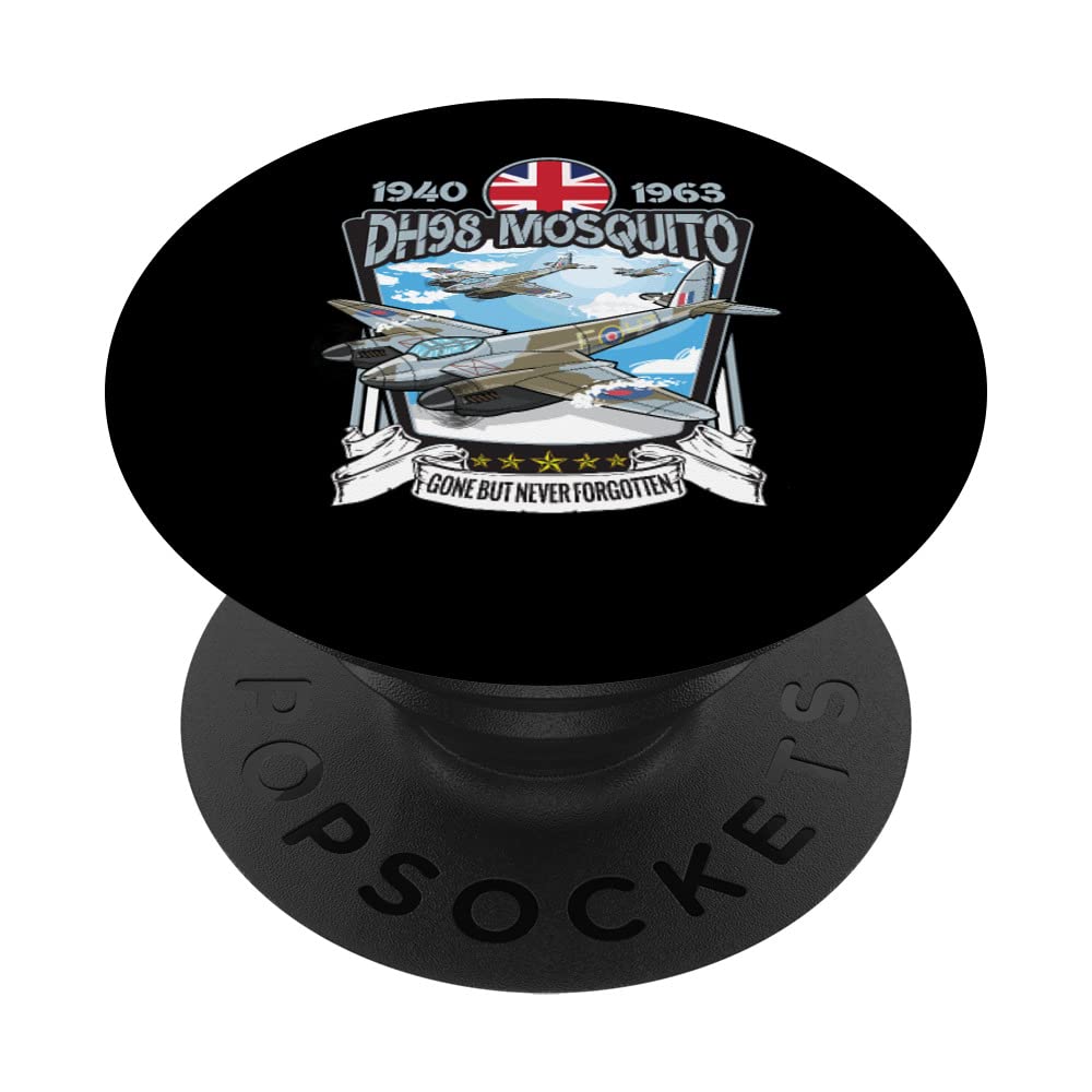 World War 2 United Kingdom DH.98 Mosquito Airplane PopSockets Swappable PopGrip