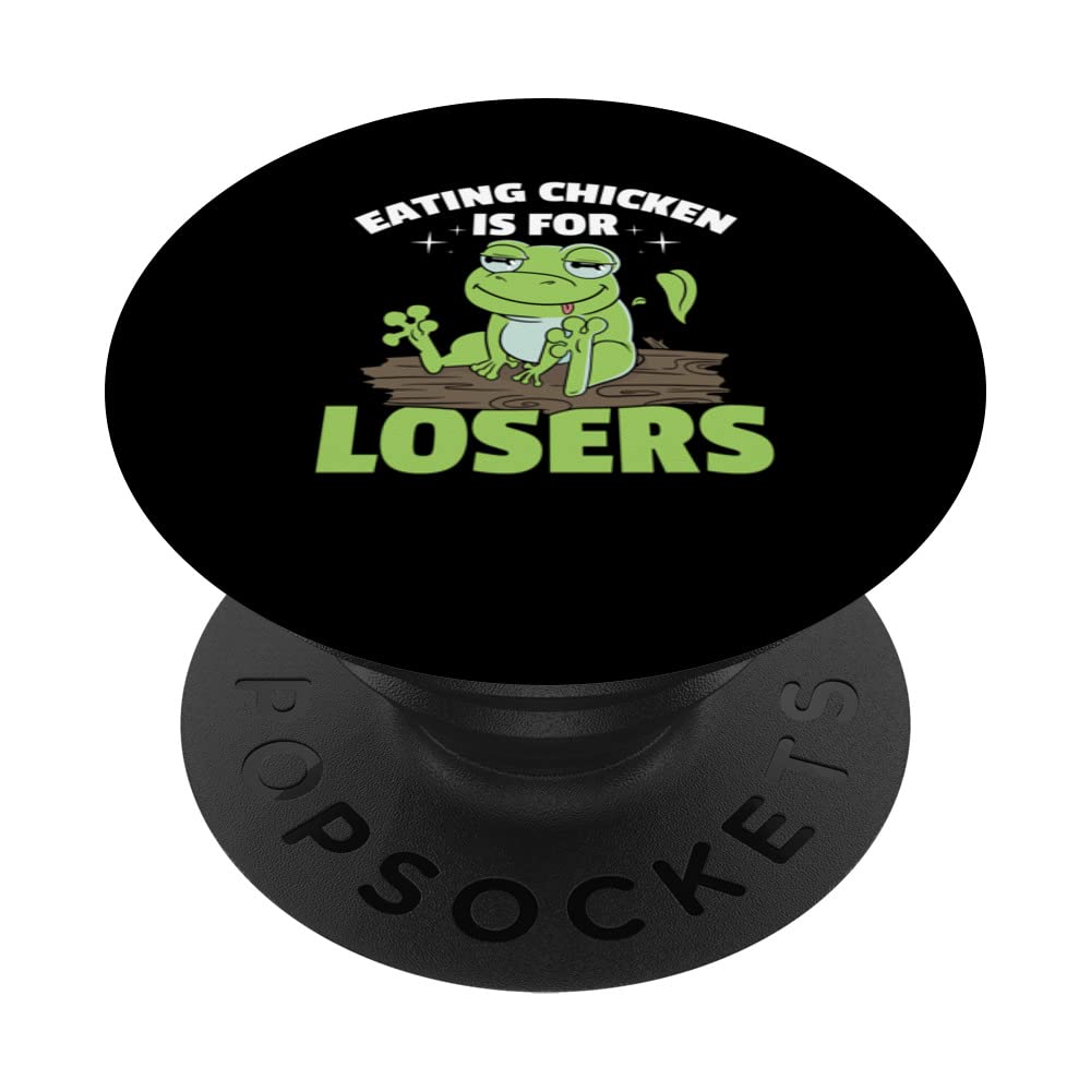 Frog Catcher Catching Frog Gigging PopSockets Swappable PopGrip