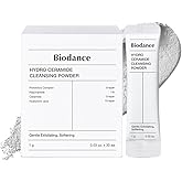 Biodance Hydro Ceramide Cleansing Powder, Gentle Exfoliating Daily Facial Cleanser with Hyaluronic Acids & Ceramides, Enzyme Powder | 0.03 oz x 30ea