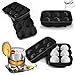 Whiskey Ice Cube Trays Set By BobyChef - Silicone Cube and Balls, Professional Food Grade Silicone - Sphere Ice Maker & Large Square Mold - Flexible & Reusable - Cool Drinks, Liquids or Popsicles