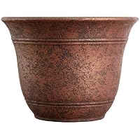 Living Accents SRA16001P05 Sierra Planter, Rustic Redstone, 16-Inch Width