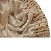 Sweet Beige Girls Pleated Floral Chiffon Mini Skirt with Belt