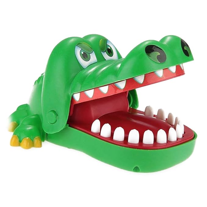 Newin star Crocodile Biting Finger Spiel Funny Spielzeug für Kinder Kid Erwachsener Cute Geschenke Krokodil-Mund-Zahnarzt für