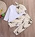 Greenafter Newborn Baby Boys Funny Bodysuits+ Deer Pants +Hats Outfits Clothes Set (3-6months, White)