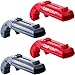 Tatuo 4 Pieces Cap Gun Bottle Opener Cap Gun Launcher Shooter Beer Openers Plastic Beer Bottle Opener for Home Bar Party Drinking Game (Red and Grey)