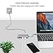 USB C Hub, Letscom 7 ports Type C Hub with USBC Charging Port, HDMI Port, 3 USB 3.0 Ports, SD & MicroSD Card Reader, Portable for MacBook Pro, Chromebook Pixel and More Type-C Devices (Grey)