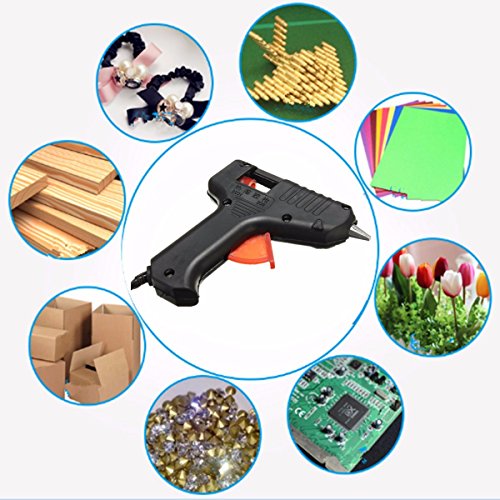 20W Hot Melt Mini Glue Gun Trigger Electric Hand Tool For Hobby Craft DIY Black