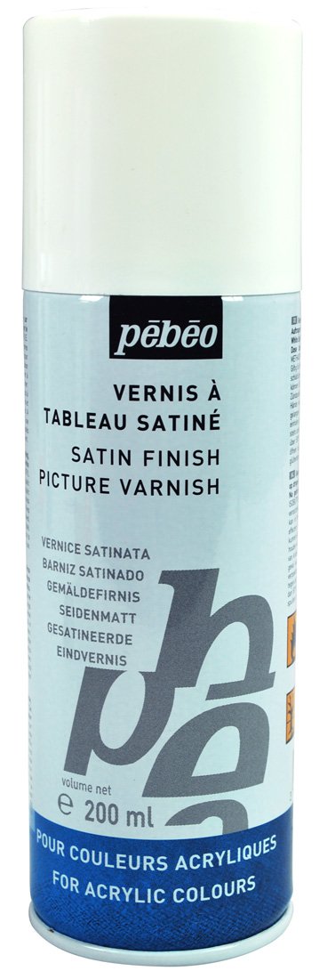 Pebeo 200 ml Solvent Based Satin Varnish, Transparent