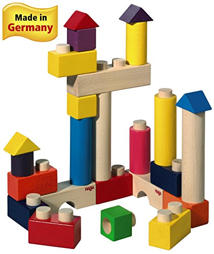HABA Fit Together Building Blocks Large 27 Piece Set (Made in Germany)