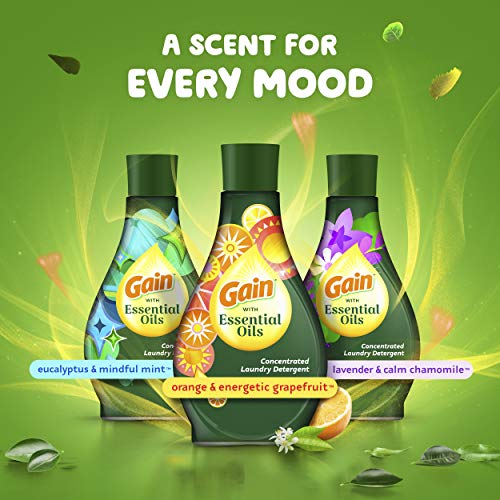 GAIN with Essential Oils Liquid Laundry Detergent, The Uplifting Scent