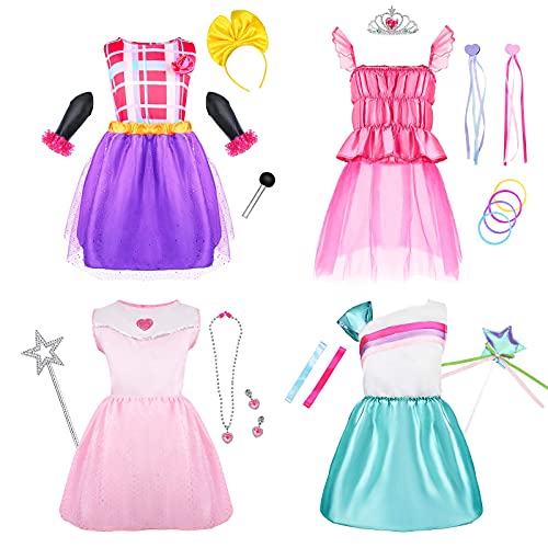 Doctor Kit For Toddlers 3-5 Jeowoqao Girls Dress Up Trunk Princess