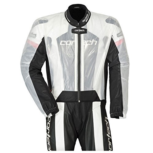 Cortech Road Race Mens Clear Rainsuit Jacket - Medium