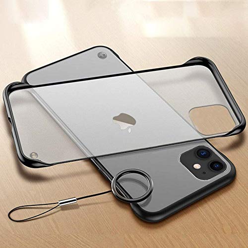 Amozo - Frameless Series Matte Semi Transparent Ultra Slim Case Cover with Camera Protection Compatible for iPhone 11 (6