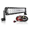 MICTUNING-02-series-72W-120W-LED-Light-Bar-combo-spot-flood-light-Off-Road-SUV-ATV-UTV-Jeep-WITH-WIRING-HARNESS