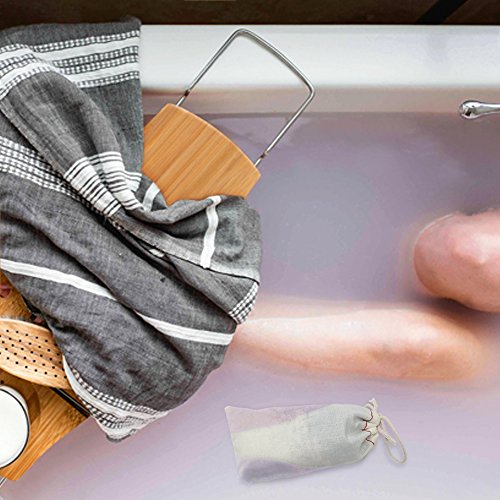 Lavender Oatmeal Bath Tea with Sample Soap - Relaxing, All Natural, Herbal Tub Tea 3-packs to Heal, Soothe, Soak and Recover - Thumbnail 3