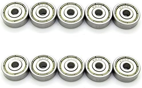4x16x5 mm Miniature Deep Groove Ball Bearing Model Skateboard Bearings 634ZZ 634Z 80034 Pack of 10