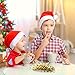 iFUNow 144 Pack Christmas Cellophane Treat Bags with Red Ribbons for Gift Bags, Christmas Cookie Bags, Christmas Cello Candy Bags, Xmas Goody Bags, Holiday Goodie Bags and Christmas Party Favors