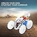 360 Degree Spinning Stunt Super Rolling,Acrobatic Stunt RC Car Toy, Radio-Controlled Vehicle with Flashing LED Lights & Music Switch, Safe & Durable, Gift for Kids, Boys and Girls