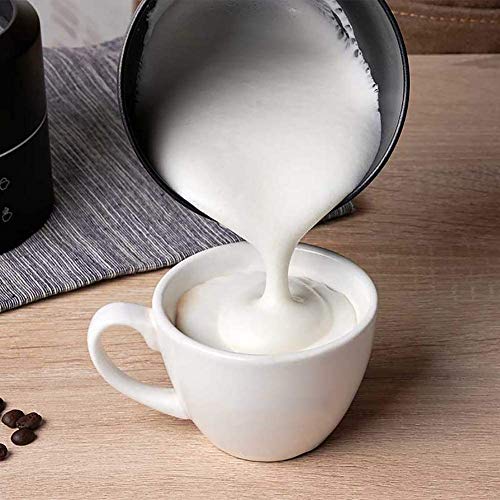LKNJLL Milchaufschäumer, Abnehmbarer Krug, elektrische automatische Milchschaum-Hersteller und Wärmer for Latte und… – Bild 4