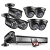 ZOSI Full 1080p 16 Channel Home Security Camera System, H.265+ 16 Channel DVR with Hard Drive 2TB and 8 x 1080p…