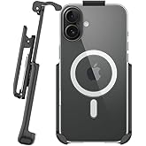 BELTRON Belt Clip Holster Compatible with Apple Clear Case for iPhone 16 2024 - Features: Built in Kickstand (Holster Only, Case is NOT Included)