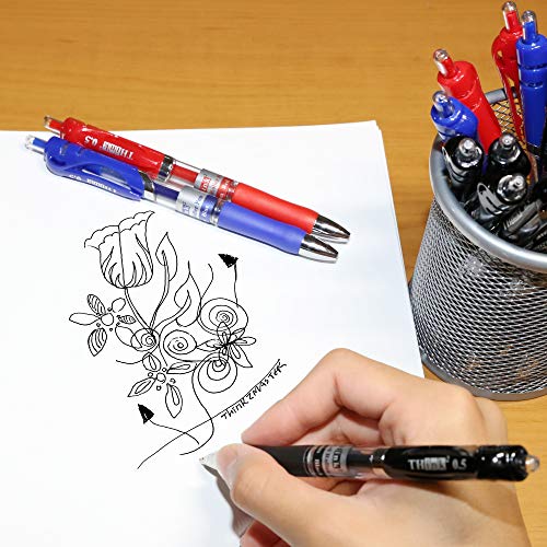 THINK2MASTER [24 Pens 3 Colors] Think2 Retractable Gel Pens. (18