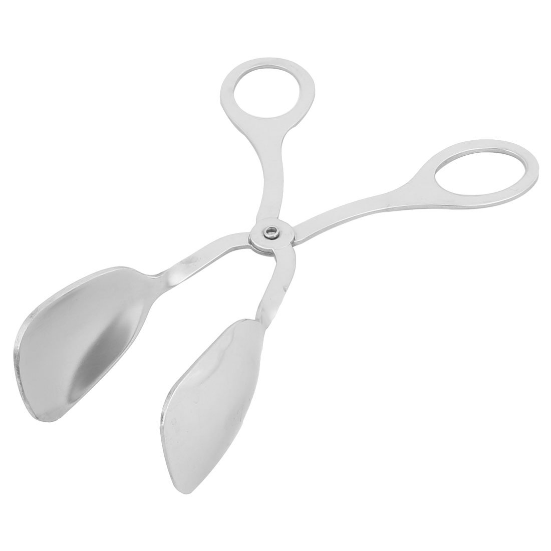 Sourcingmap Stainless Steel Family Kitchen Restaurant Salad Server Mixing Tong Silver Tone