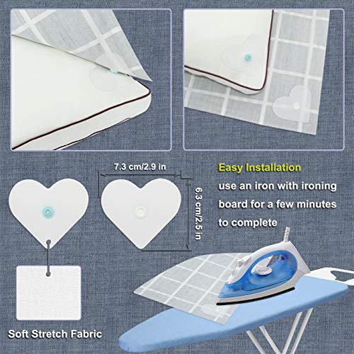 AURIZE 16 Pcs/Lightweight Duvet Cover Snaps Fasteners Comforter Holder