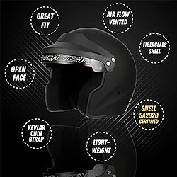 Conquer Snell SA2020 Approved Open Face Auto Racing