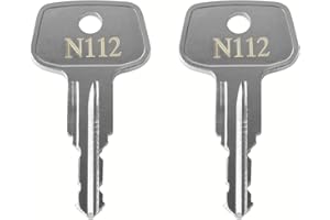 Hugexpen N112 Key Replacement for Thule Rack Core, Key Cylinder for Bike Rack Lock, Roof Cargo Lock, Roof Rack Locks, Cross Bars, Towers, Ski Rack Etc