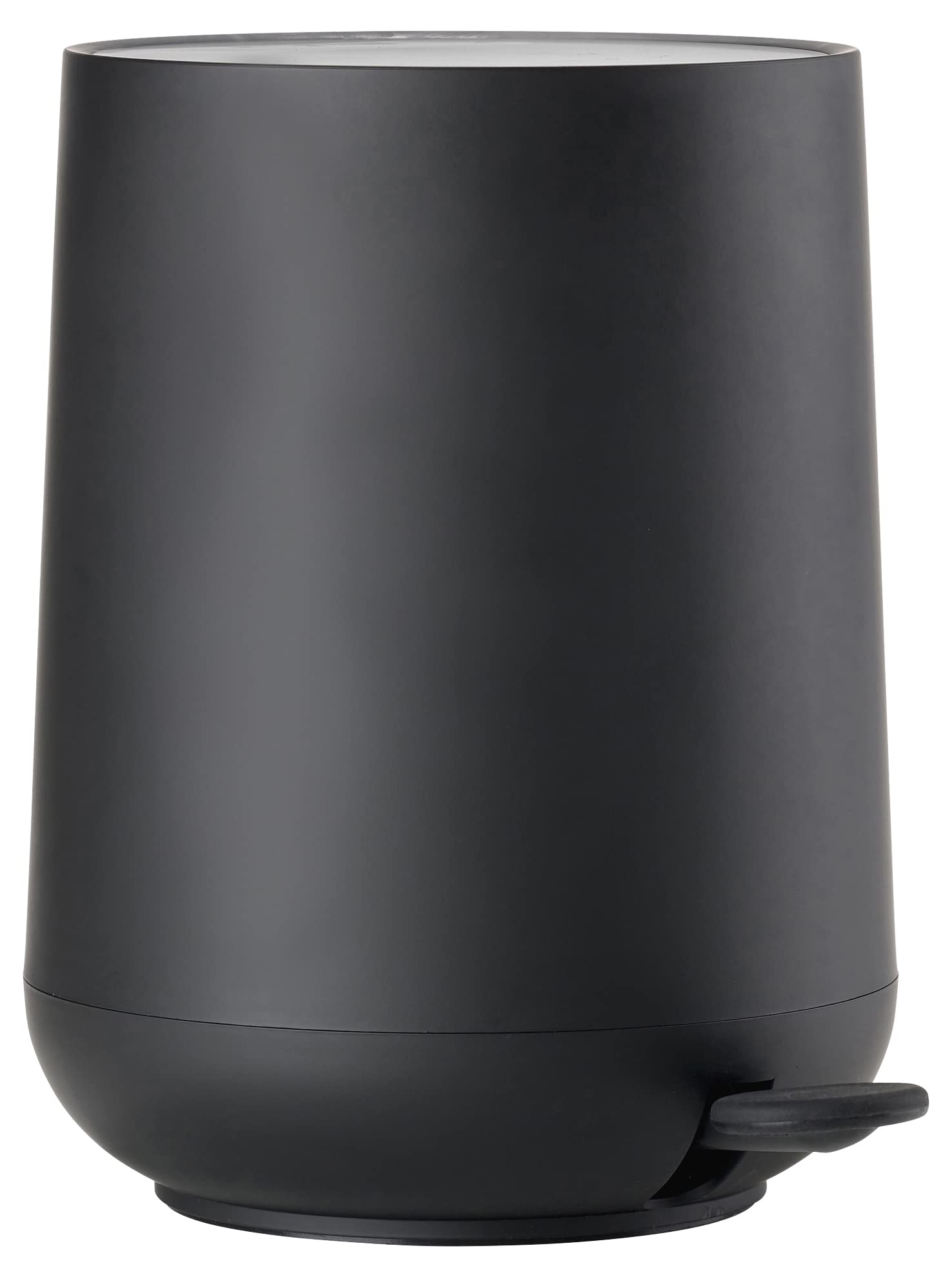 Zone Denmark Nova Pedal Bin, Cosmetic Bathroom Bin, Small Waste Bin for Bathroom, 3 Litre, Ø 20.5 cm, Height 23.5 cm, Black