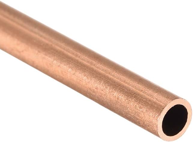 sourcing map Copper Round Tube, 4mm OD 0.5mm Wall Thickness 300mm Long Straight Pipe Tubing 3 Pcs, 4mm x 0.5mm - Image 4