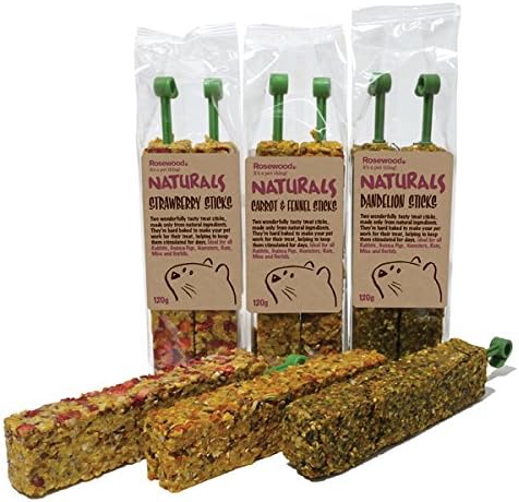 Rosewood Naturals Dandelion Sticks Treat 140g brown, 120 g (Pack of 1) - Image 3