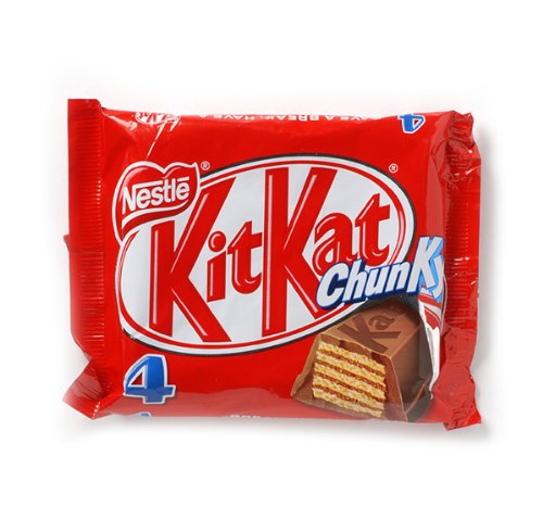 4x 50g Nestle kit kat chunky (5000426154665)