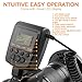 Travor 48 Macro LED Ring Flash Light Bundle with LCD Display Power Control 4 Flash Diffusers 8 Adapter Rings Macro Photography Light for Canon Nikon Sony and Other DSLR Cameras