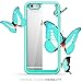 i-Blason Halo Series Case Designed for iPhone 6s Plus, [Scratch Resistant] Clear Fit iPhone 6 Plus Case 5.5 Inch Hybrid Bumper Cover (Clear/Green)