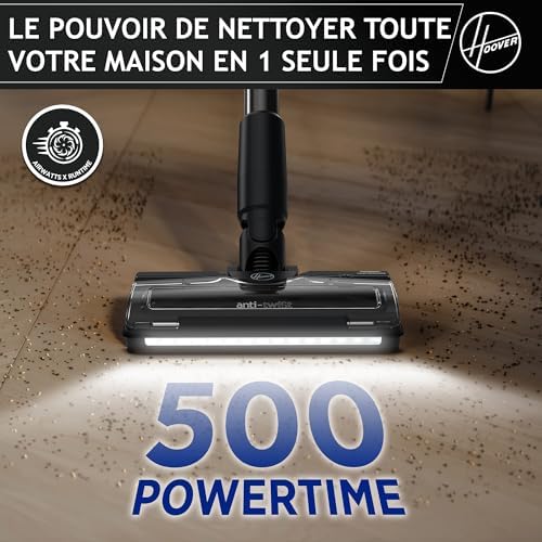 HF2 Aspirateur Balai sans Fil Puissant Ultraléger & Compact, 165W, Brosse Anti-emmêlement, Multi-sols Eclairage LED, Autonomie 40 Min, Mode Turbo, Batterie Amovible, Position Parking HF2Z10H