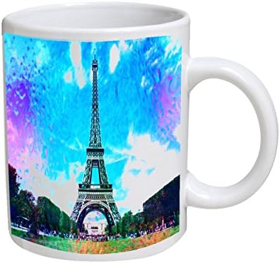 Eiffel Tower France 11 oz. White Coffee Cup Mug