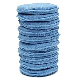 Car Waxing Foam Sponge Pads - SODIAL(R) 10x Car Waxing Polish Microfiber Foam Sponge Applicator Cleaning Detailing Pads