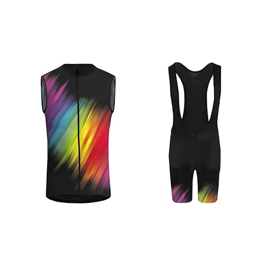 Uglyfrog+ 2019 Neueste Radtrikot Ärmellos Set Vest Anzüge Herren Mode Freizeit Atmungsaktiv Quick-Dry MTB Fahrradbekleidung T