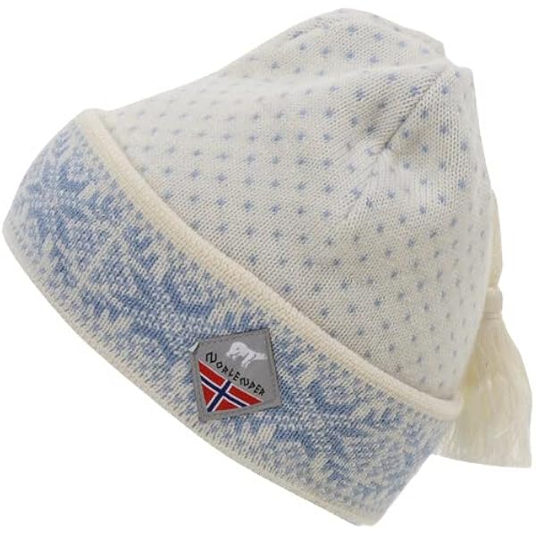 FREYJA WOOL ICELANDIC Handmade Wool Winter Beanie Hat Gray White 81XOZ0tIOZL._AC_UY350_.jpg main image 4