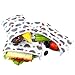 Langsprit Premium Reusable Sandwich & Snack Bags- Eco Friendly Dishwasher Safe Lunch Bags - Set of 3 - (Hedgehog)